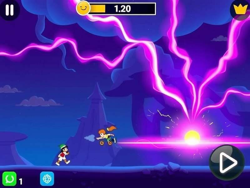Holi Lightning Run Game Screenshot